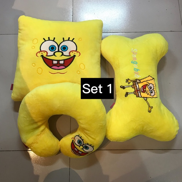 Cod Set Of Pillow Spongebob Shopee Philippines
