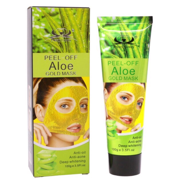 Peel off aloe gold mask