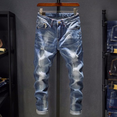 light blue ripped jeans boys