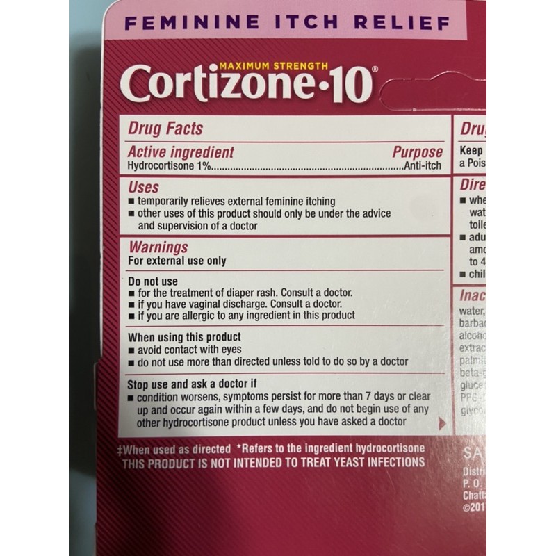 Cortizone 10 Feminine Anti Itch Cream Max Strength 1 Oz 28g Shopee Philippines