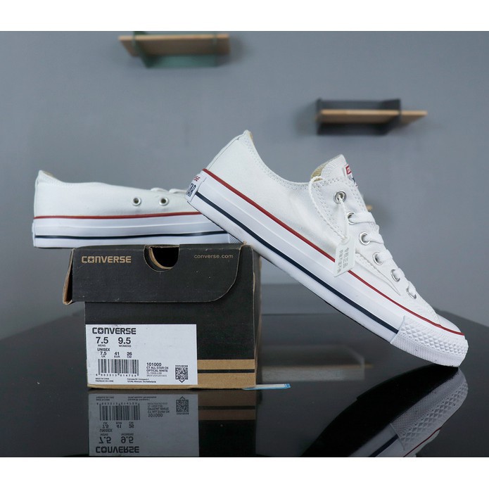 converse white low top mens