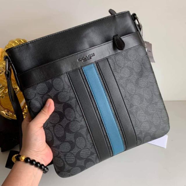 charles crossbody with varsity stripe