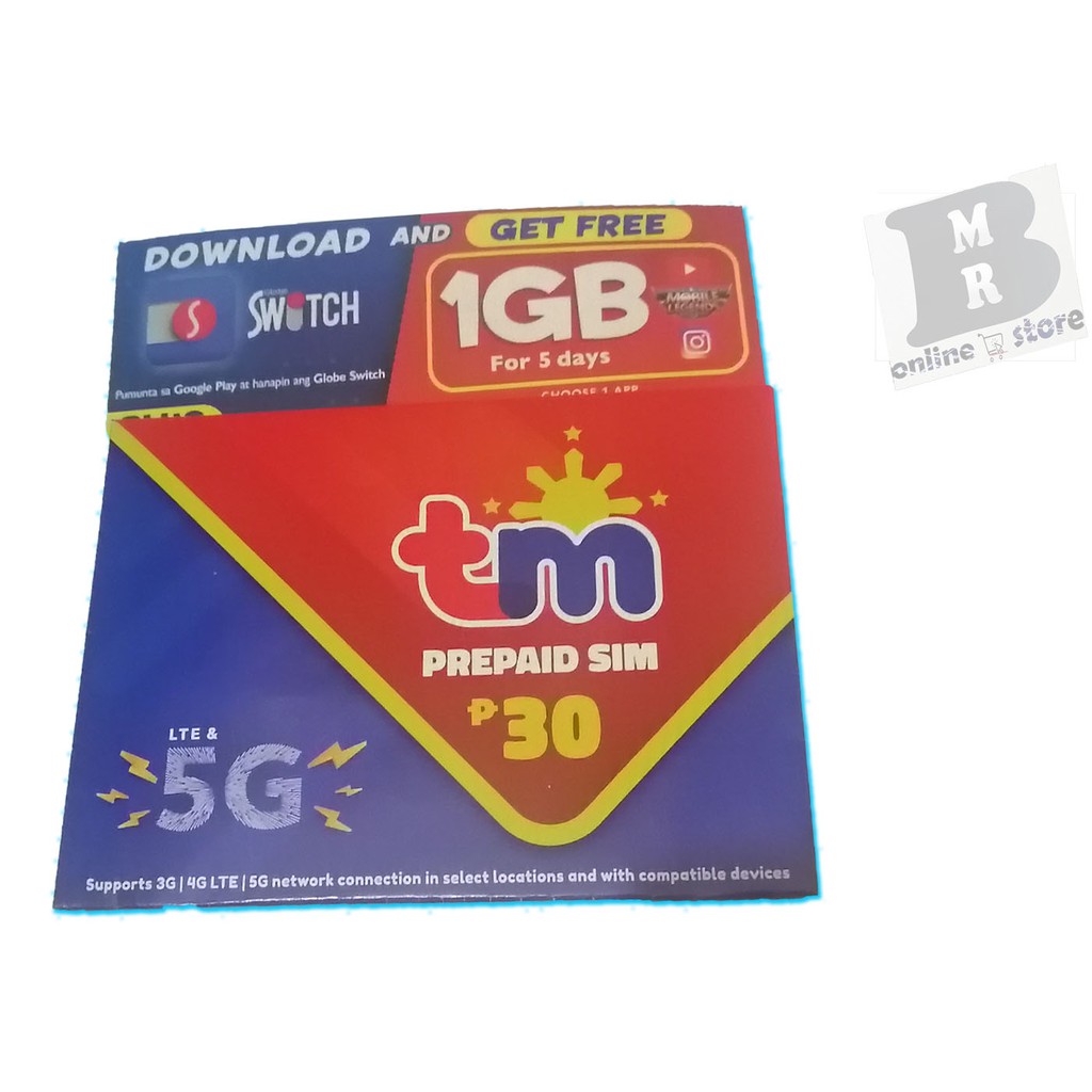 TM sim card prepaid lte | Shopee Philippines