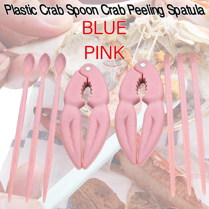 8pcs/set Seafood Shell Opener Lobster Crab Claw Nut Walnut Crackers Nutcracker Suit Tool