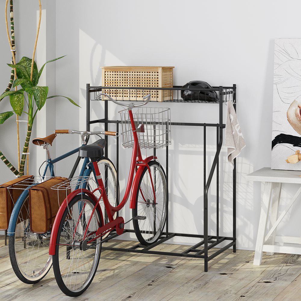 Ornasun Bicyle parking rack storage Steel Bicycle Cycling Floor Parking