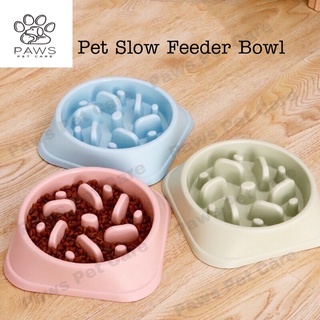 Pet slow feeder bowl anti-choking feeder bowl for dogs & cats