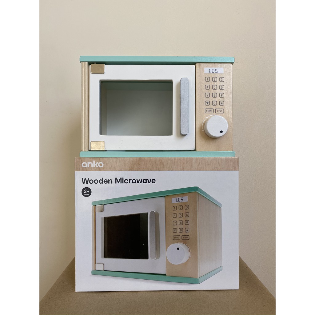 wooden toy microwave