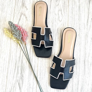⭐Celestialshoe.ph Hera Flat Sandals Slip-ons | Shopee Philippines