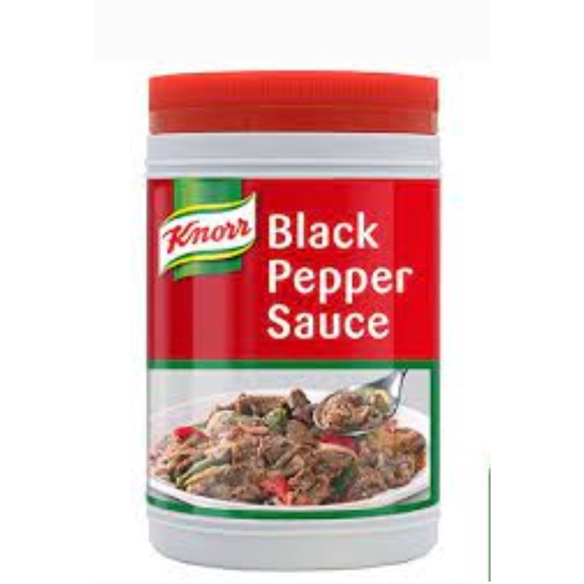 Knorr(Repacking) Paste Black Pepper sauce Sos Chop Steak maker lunch dinner For Cooker Cooking