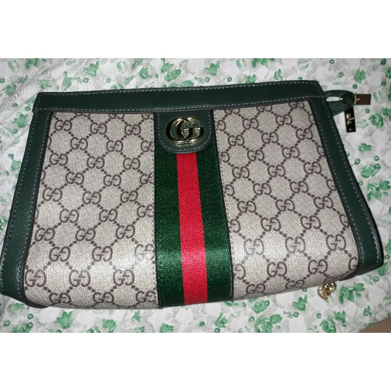 gucci green sling bag