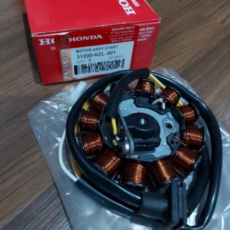 Spull Assy Stator Compound Pulser Honda Beat FI PGM CBS Vario 110 LED