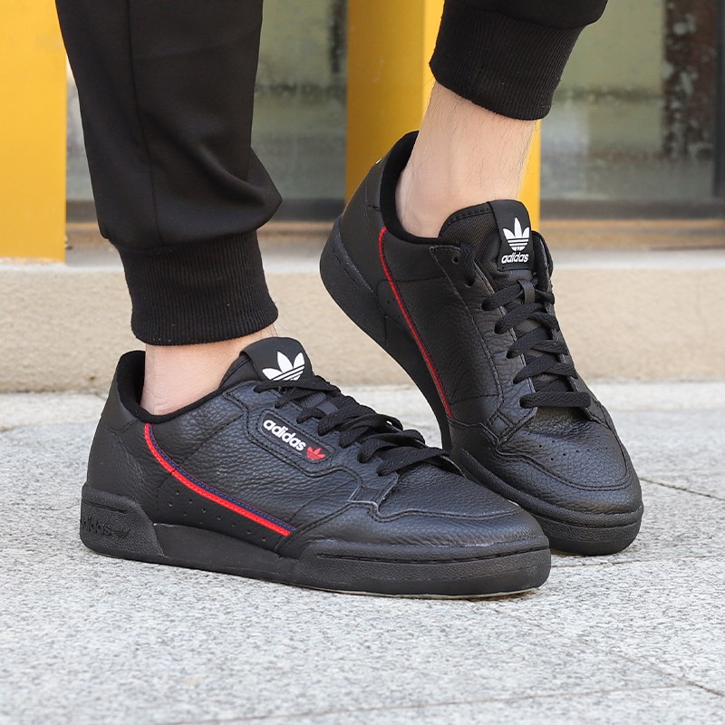 adidas originals continental 80 trainers black g27707