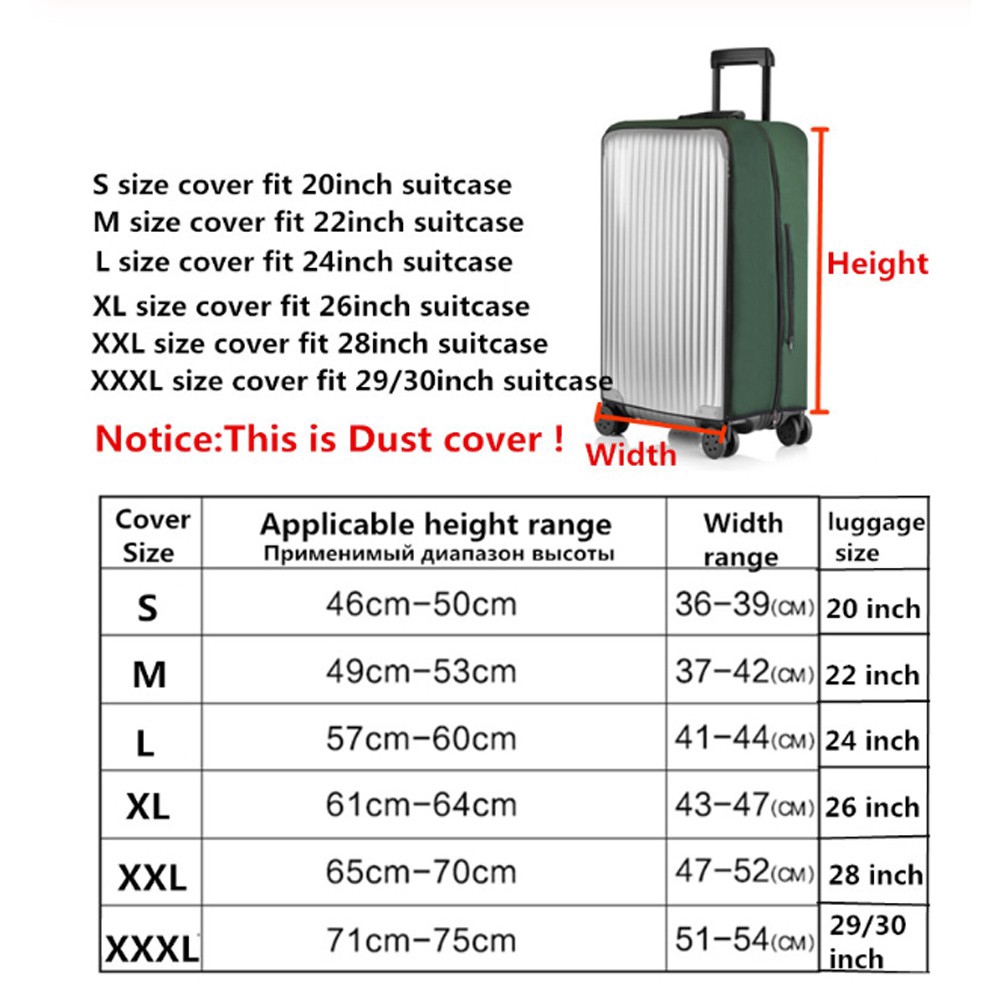 28 inch luggage size in cm