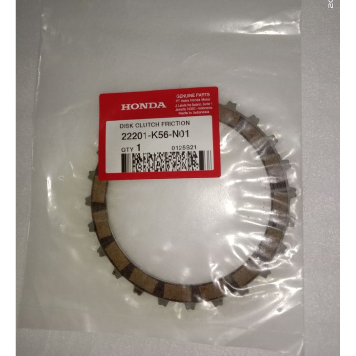 Honda Genuine Clutch Lining Set 5pcs | Shopee Philippines