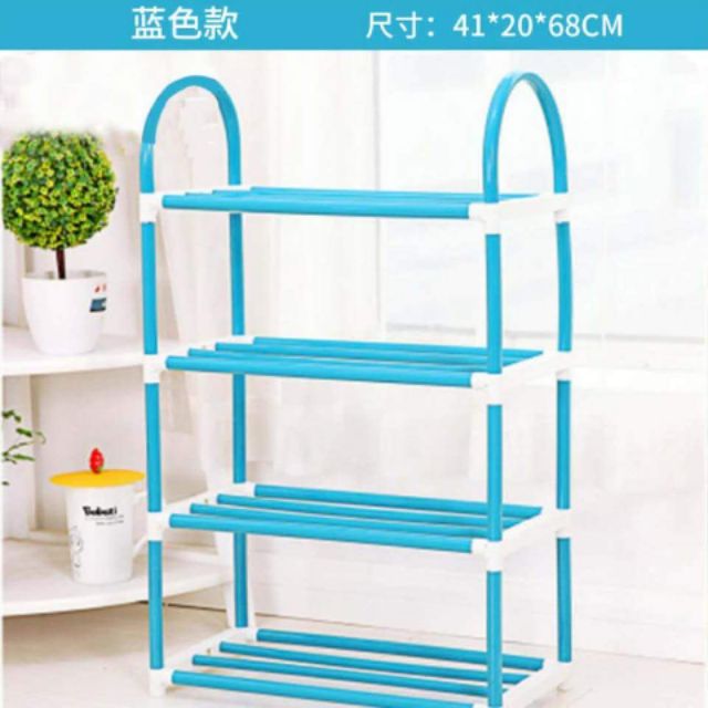 Shoe Rack Blue Green Only Shopee Philippines