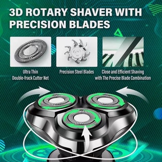 3 In 1 Shaver Waterproof Electric Shaver Rechargeable Cordless Rotary Shaver Trimmer Electric Razor for Men Facial Clean Tools #2
