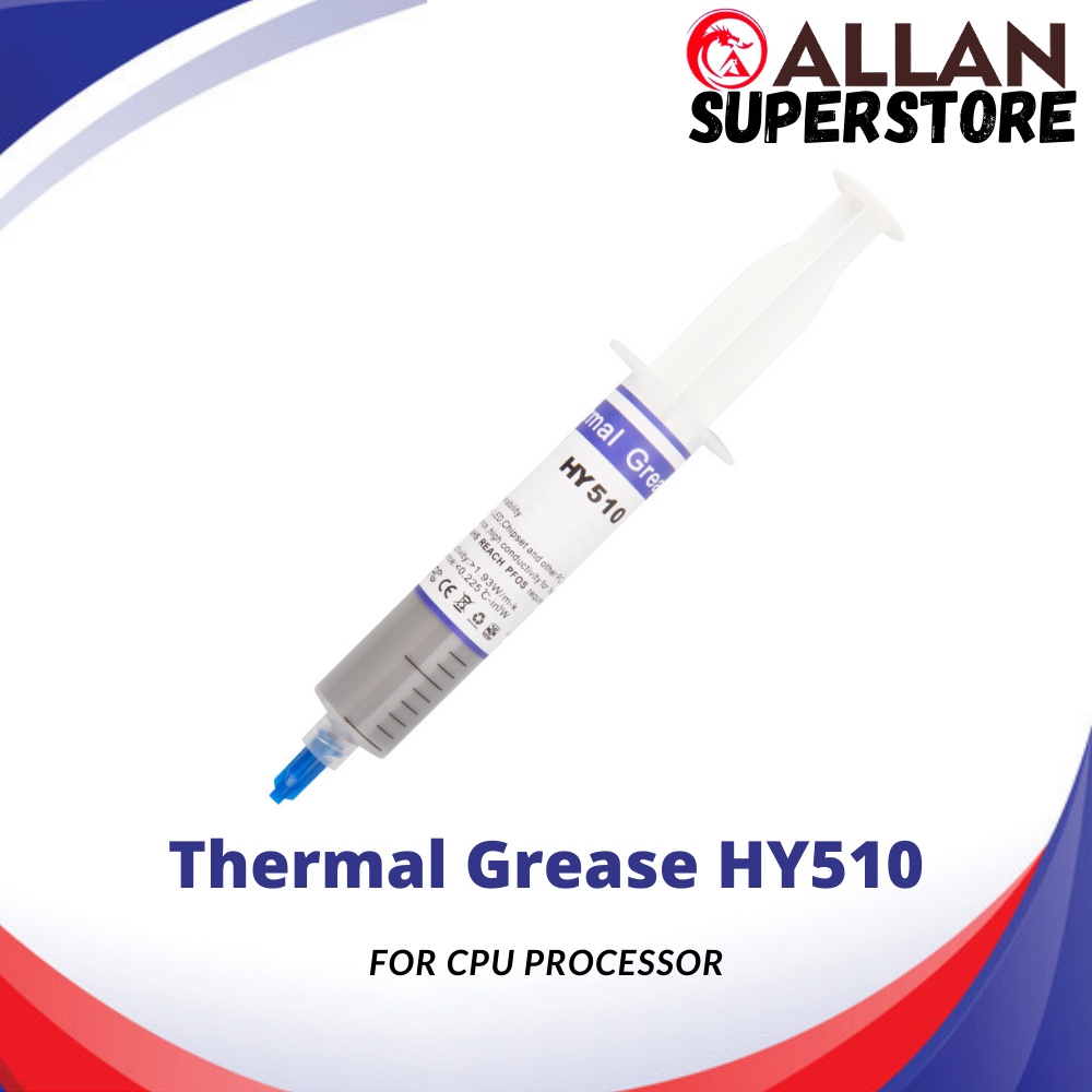 Allan Superstore Hy510 Thermal Grease Paste In Syringe For CPU Heatsink