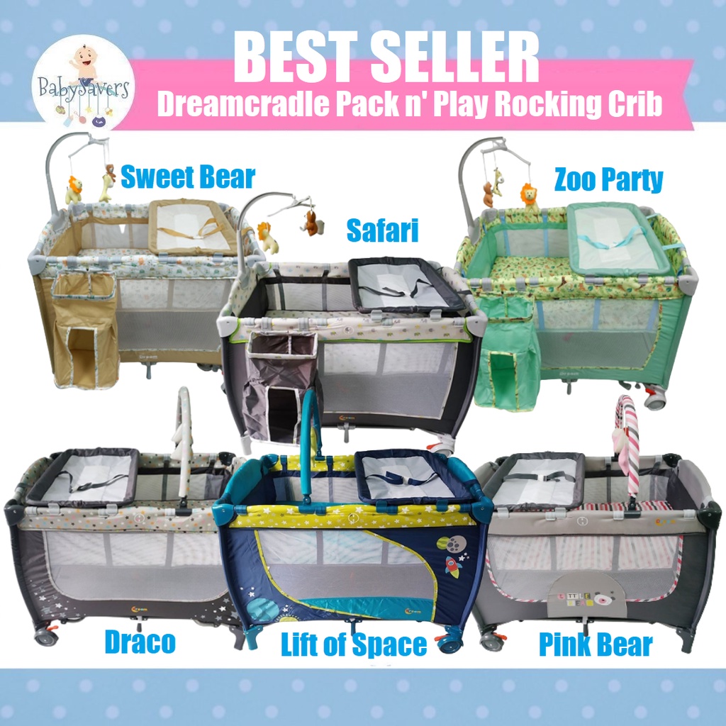 BEST SELLER! Dream Cradle Pack n Play Rocking Crib Shopee Philippines