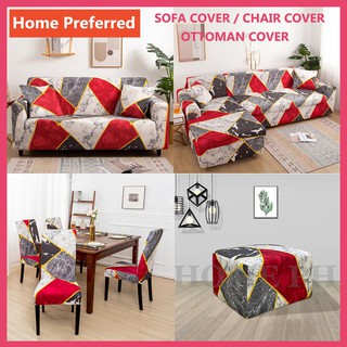Home Decoration Sofa Cover Set Stretchable 1/2/3/4 Seater Seat Cover Single Regular Sofa Cover #1