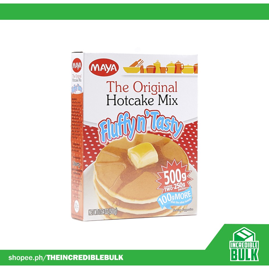 MAYA Fluffy n Tasty Pancake Hotcake Mix 500g Shopee Philippines