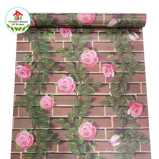 BHW Wallpaper PVC Self Adhesive Waterproof Wallpaper Fabric Safety Home Decor D4