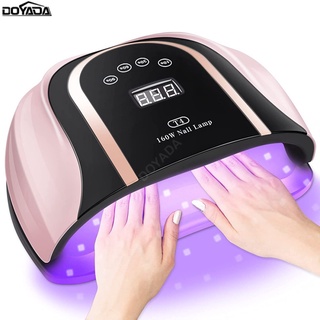 UV LED Nail Lamp 60W Professional Nail Dryer for Gel Nail Polish UV Nail  Light, Salon Quality Polygel Gel Curing Lamp Auto Sensor with 3 Timer  Setting and Countdown LCD Display |