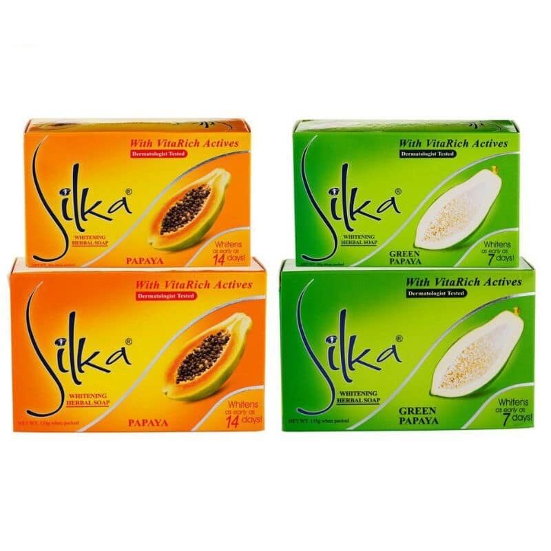 Silka Papaya Soap Bar - 135g | Shopee Philippines