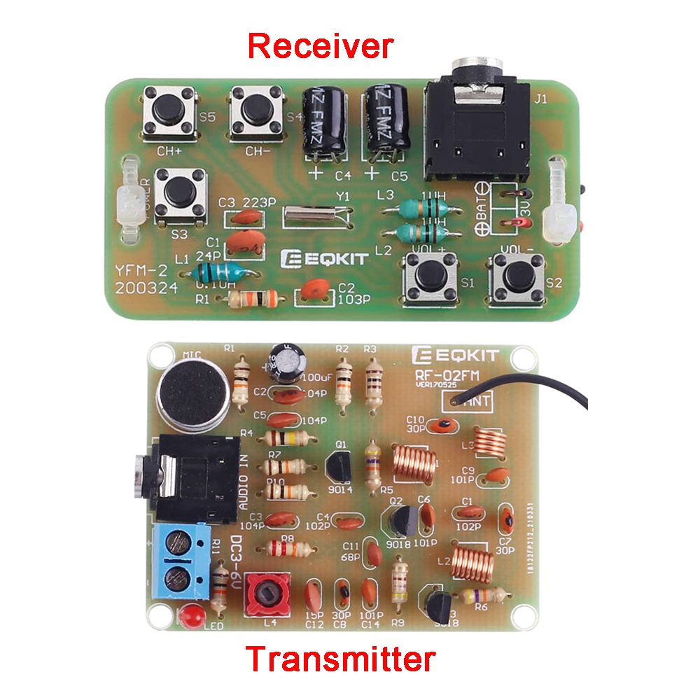 Mhz Diy Kit Fm Radio Transmitter And Receiver Module Frequency