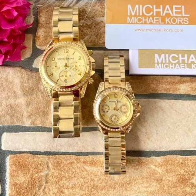 Michael Kors Blair 5166 Stone Men And Women Us Quality Watches | Shopee  Philippines