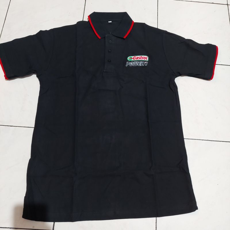 Castrol Mechanical Shirt castrol Uniform polo Shirt | Shopee Philippines