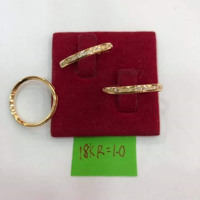 18k 100% saudi gold ring pawnable | Shopee Philippines