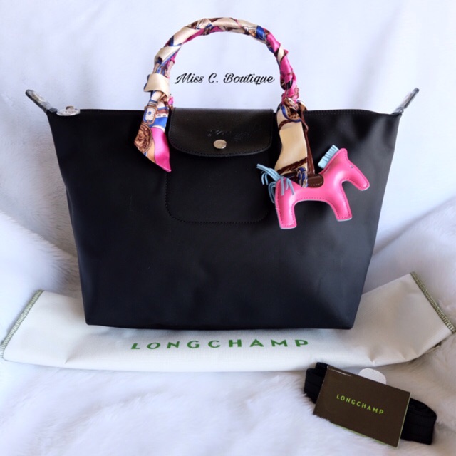 longchamp with twilly