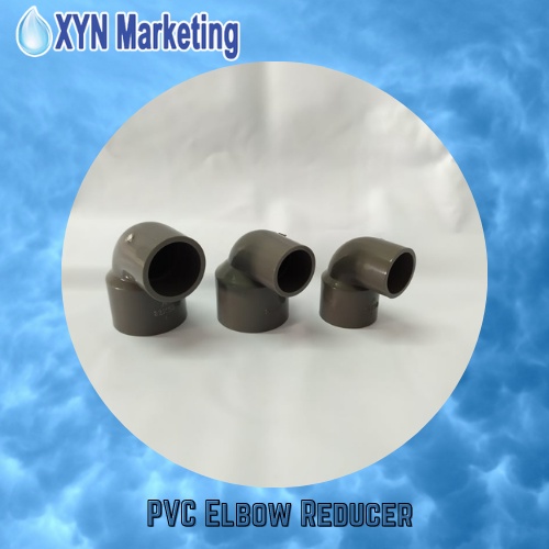 PVC Gray Fittings Elbow Reducer (1"x3/4", 1"x1/2", 3/4"x1/2") Shopee