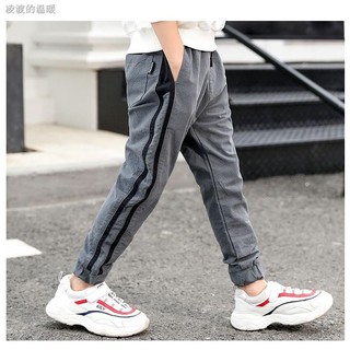 Single Pants Plus Velvet Plus Cotton Boys Trousers Winter Children S Casual Sports Pants Shopee Philippines - roblox pocket icon boy trousers autumn and winter thick cotton sweatpants kids plus velvet casual pants child boys pants size 18 boys track pants size