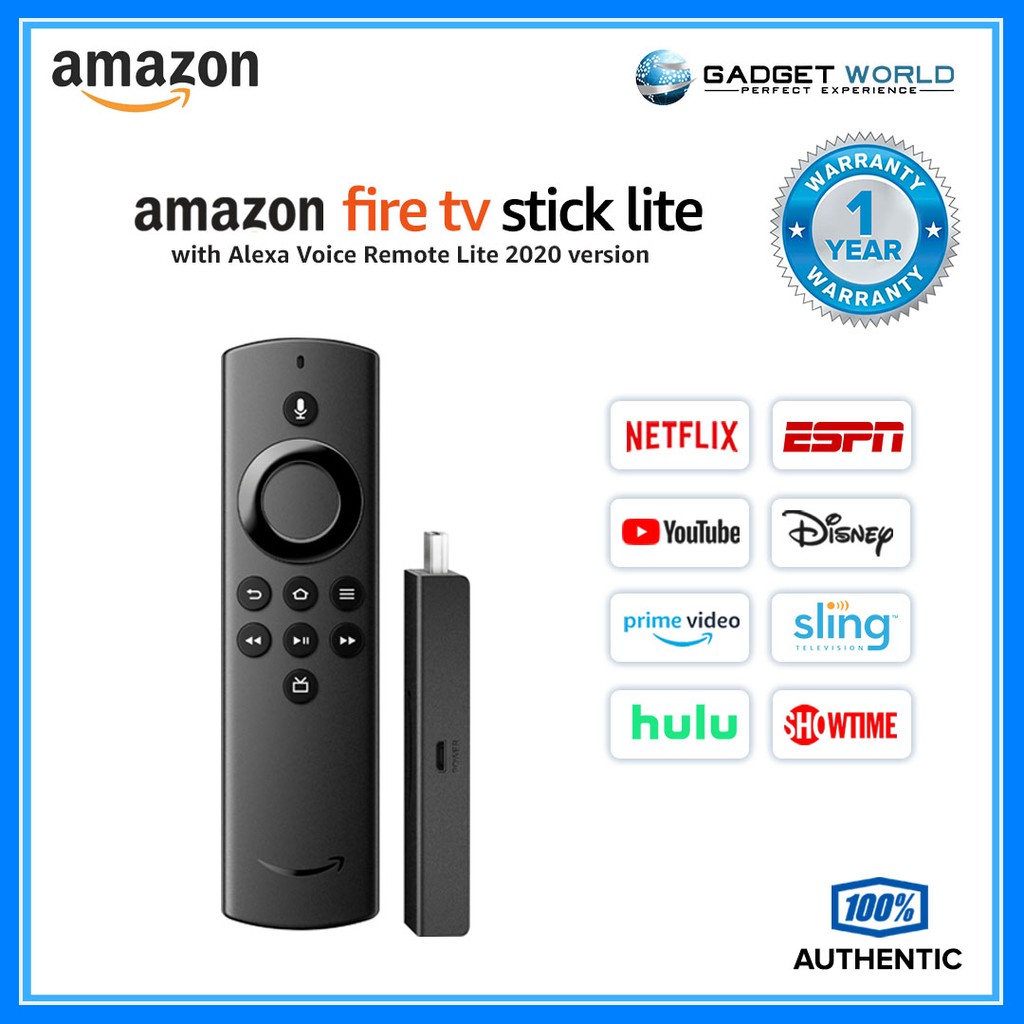 Amazon Fire TV Stick Lite with Alexa Voice Remote Lite 1080p HD 2020 ...