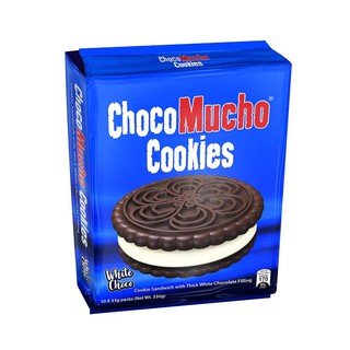 Choco Mucho Cookie Sandwich White Choco 10 Pieces 33g #8