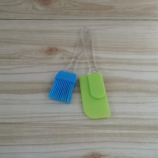 Random Color Silicon Grilling Cooking and Baking Brush Spatula #2