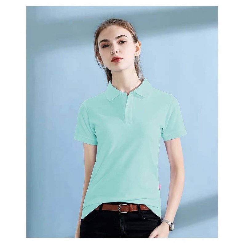 Blue Corner Ladies Polo Shirt Plain Comfort Wear Mint Green Shopee