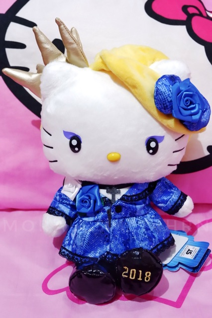 Hello kitty yoshikitty Sanrio X Japan Yoshiki Plush Doll Stuffed toy Rare F/S 