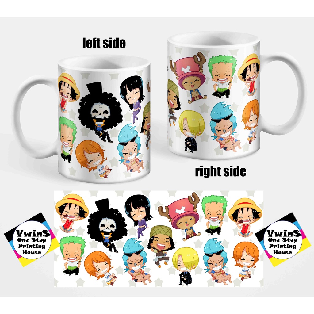 One Piece Anime Design Mugs! One Piece Mugiwara Mug! Shopee Philippines