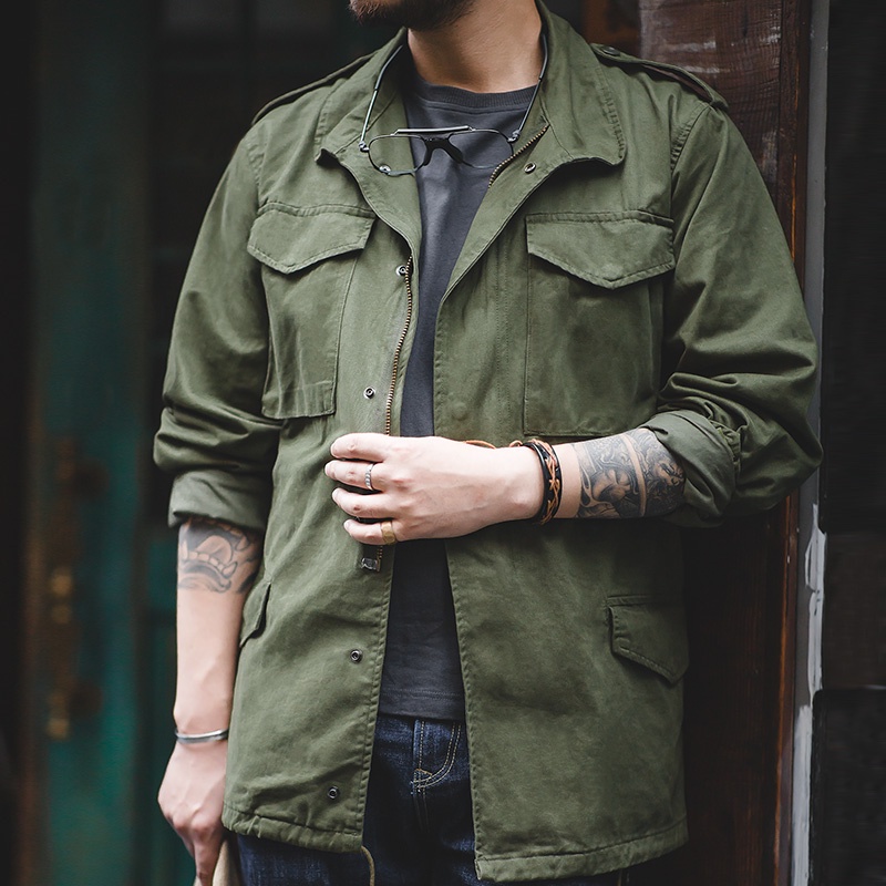 ○S´YTE 2018AW 8oz Denim Military Jacket-