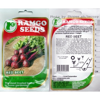 Ramgo RPO Seeds Red Beet (Original Pack)