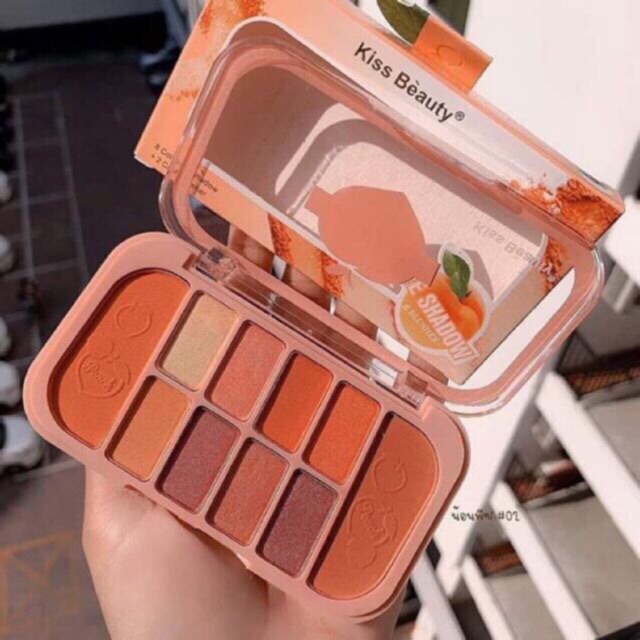 Original_Kiss Beauty Makeup Set Contains 8 color eyeshadow + 2 color Blusher Shopee Philippines