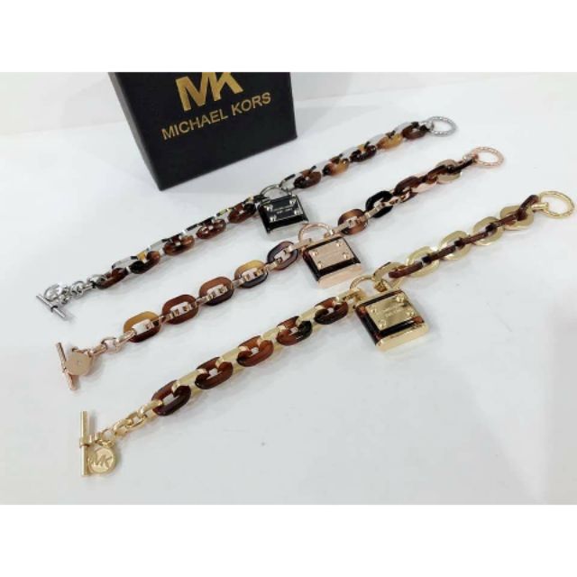 mk lock bracelet