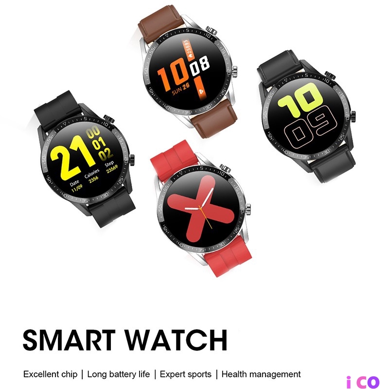  ICO  L13C Smartwatch Bluetooth Call IP68 Waterproof Multi 