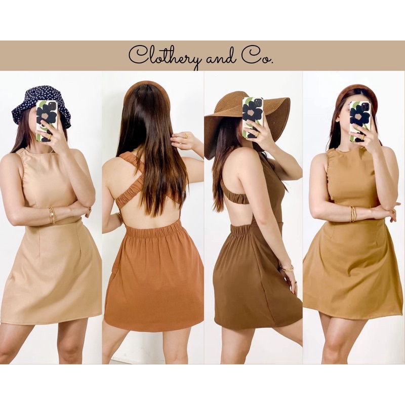 Savanna Backless Dress Shopee Philippines 