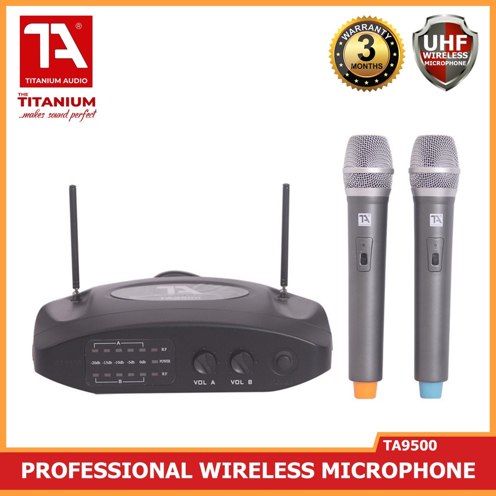 Titanium Audio TA9500 UHF Professional Wireless Microphone / TITANIUM