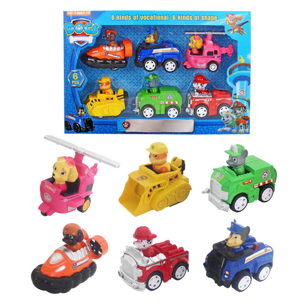 paw patrol mini vehicle set