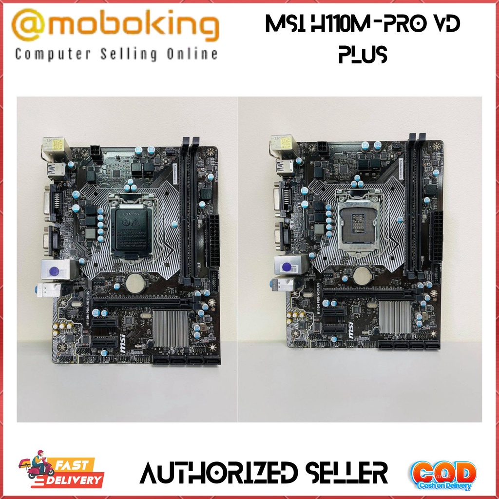 MSI H110MPRO VD PLUS Desktop 7TH GEN Motherboard H110 Socket LGA 1151