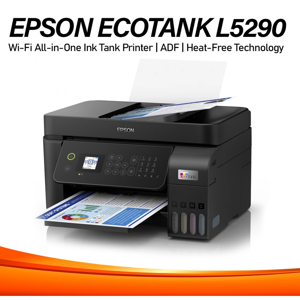 Epson L5290 Wi Fi All In One Ink Tank Printer With Adf Shopee Philippines 6828
